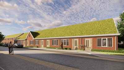 Nieuwe huizen met plantjes op ’t dak en een blok appartementen: straat in Lieshout krijgt heel ander