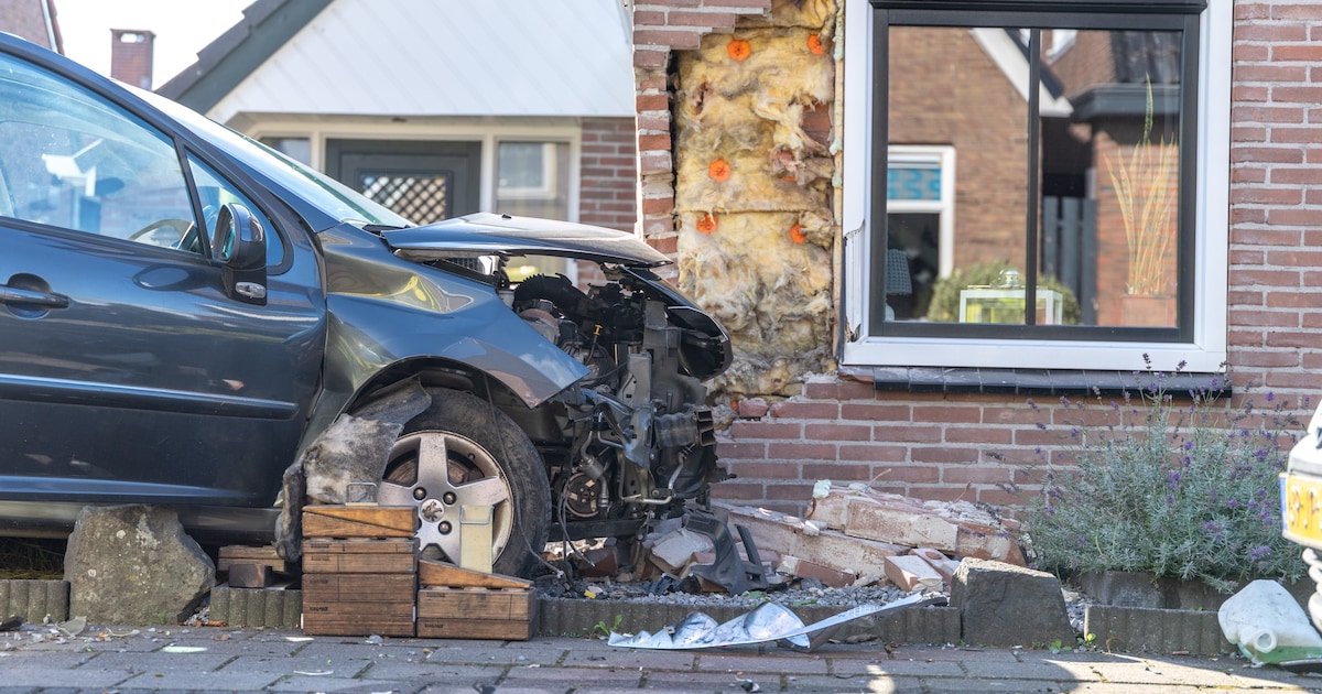 Auto ramt woning in Wolvega