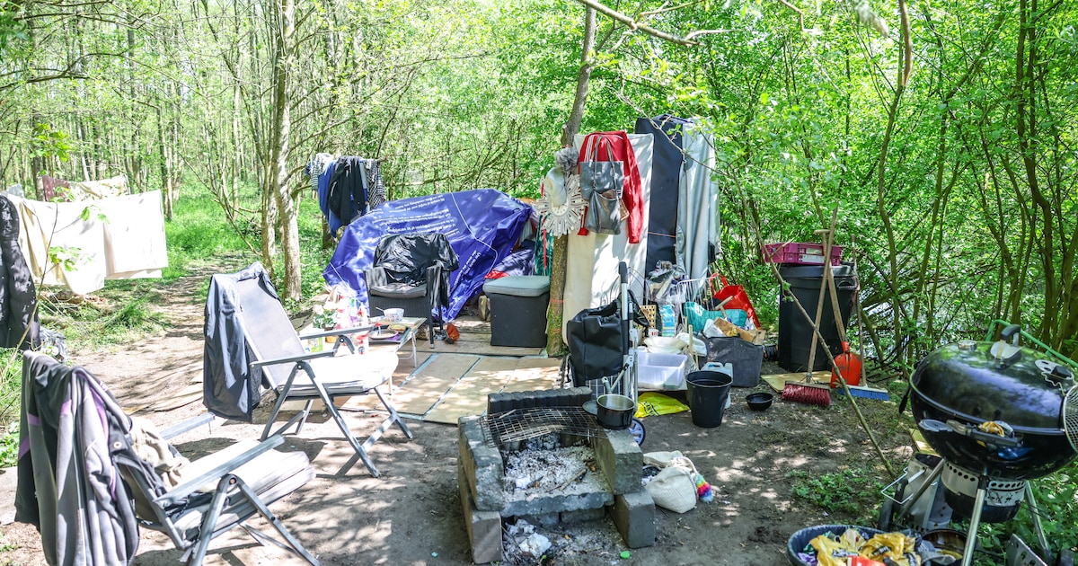 Tentenkampje in Amersfoort met Poolse bewoners ontruimd, onduidelijk waar dakloze mensen nu zijn