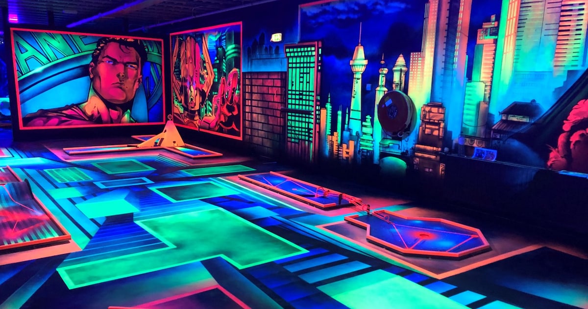 Van der Ende Racing Inn introduceert 3D glow in the dark minigolf ...