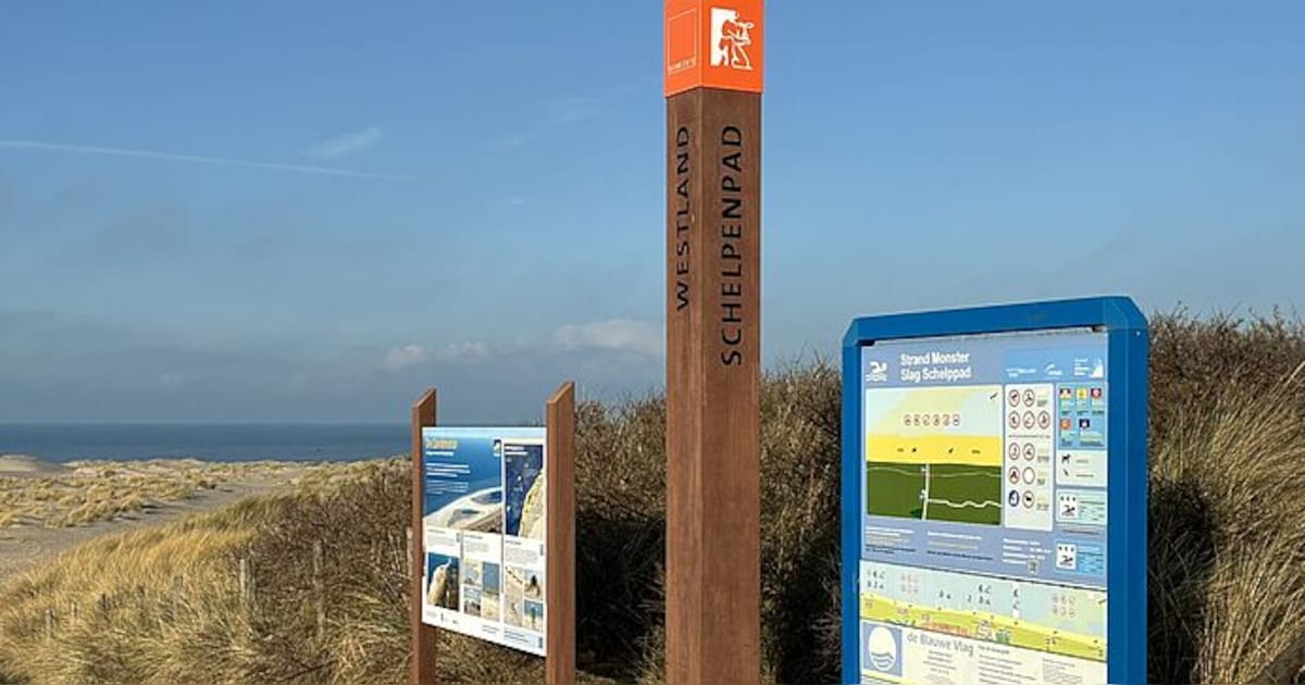 Westlandse kust krijgt nieuwe bebording: palen bij strandopgangen geplaatst