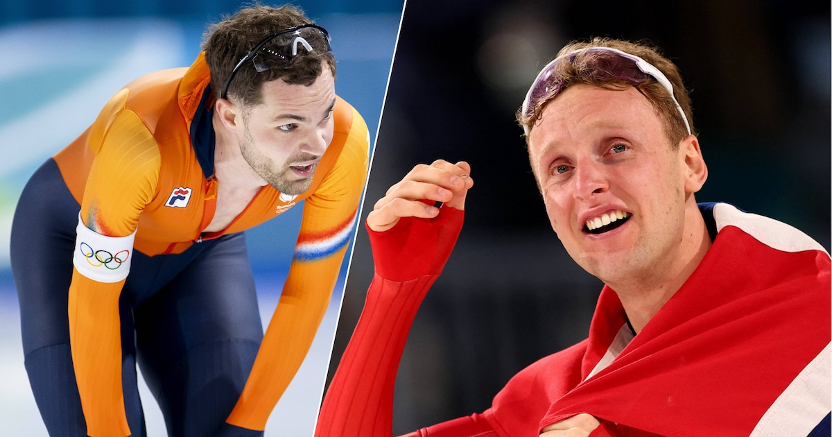Nederlandse mannen spelen bijrol op 5000 meter, Noor Sander Eitrem pakt ...