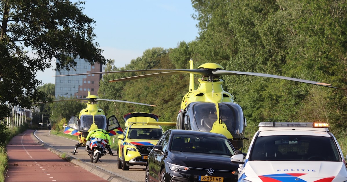 Twee zwaargewonden bij ernstig ongeval tussen fietser en motorrijder in Heemstede