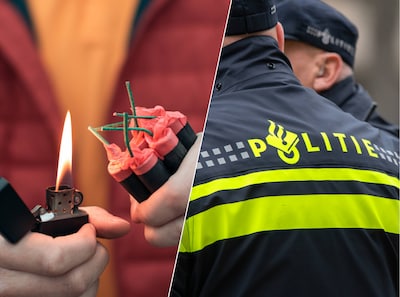 Vier mensen aangehouden na gooien van vuurwerk naar politie bij feest om Marokkaanse voetbalzege in 