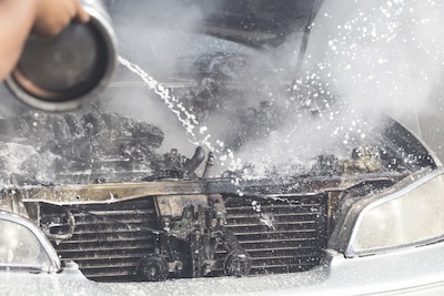 Vrachtwagen in brand op de A58 bij Tilburg: rijstrook dicht, flinke file vanuit Breda