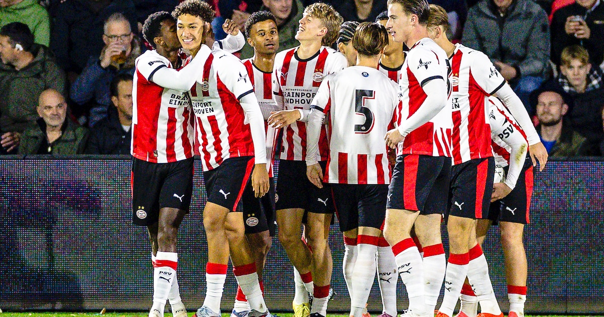 Jong PSV deelt een pets uit aan Willem II en pakt de volle buit