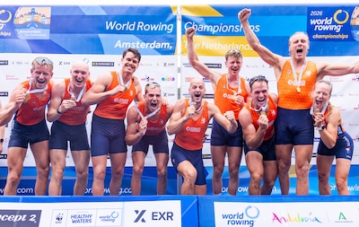 Ralf Rienks pakt wereldtitel met de Holland Acht, maar één ding vindt hij nog mooier dan zijn eigen goud