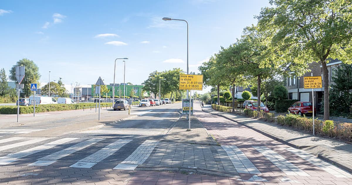 Noordweg in Wateringen is tijdelijk dicht door groot onderhoud