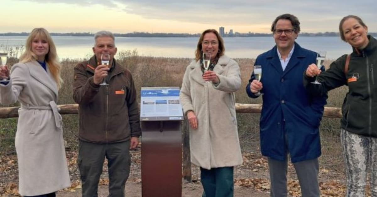 Uitzichtpunt Gooimeerkust gerenoveerd in Hilversum