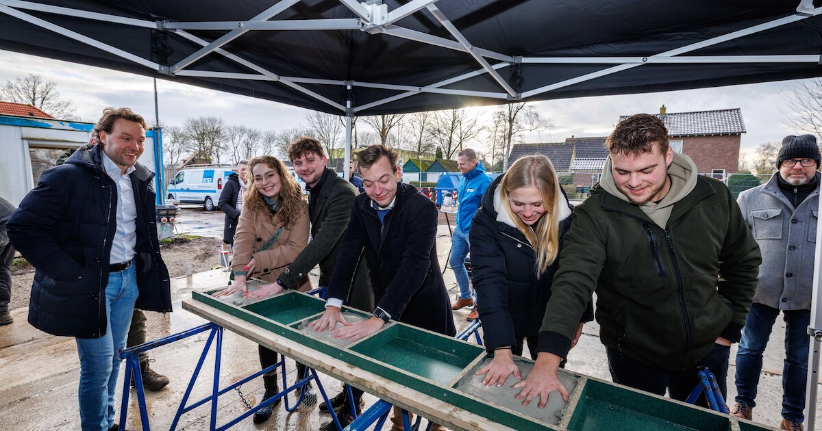 Startsein voor bouw starterswoningen Scheerwolde heeft geklonken