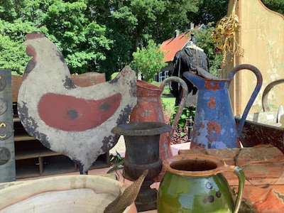 Tour de Brocante bij pluktuin in Wolfheze