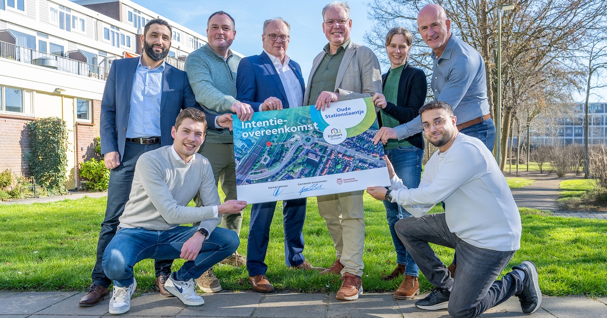 Voorschoten krijgt 120 nieuwe sociale woningen aan het Oude Stationslaantje