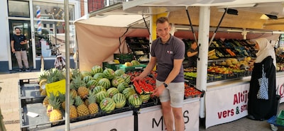Watermeloen populair op bloedhete markt, maar er zijn minder bezoekers dan normaal