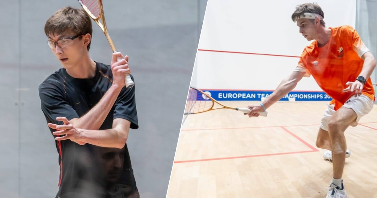 Robert en Guido Lindner stralen in Boedapest bij EK squash: ‘Hoe vaak komt dit nou voor?’