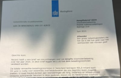 Politie waarschuwt voor nepbelastingbrief in Den Bosch: ‘Het is een oplichtingstruc’