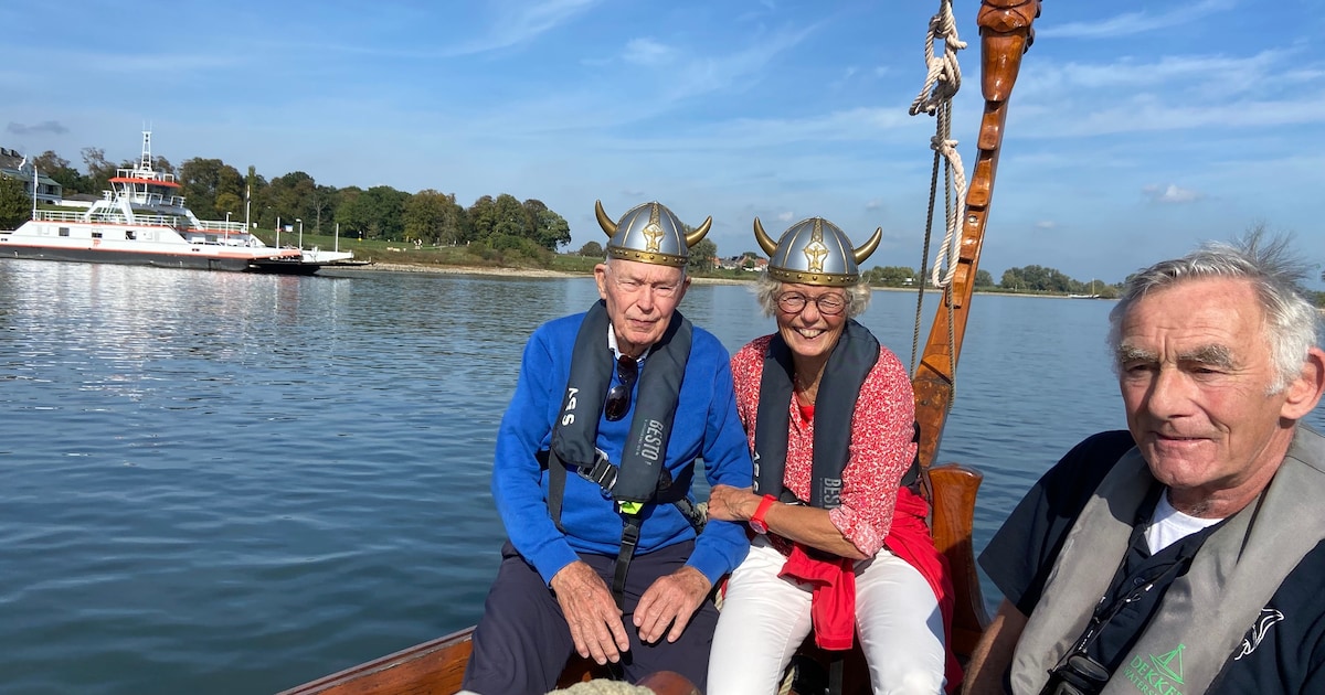 Lage waterstand van Nederrijn en lek belemmert de scheepvaart, maar daar trekt het Wijkse Vikingschi