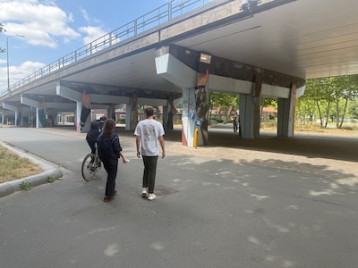 Bij het Strijps Bultje in Eindhoven is het wachten op het volgende ongeluk