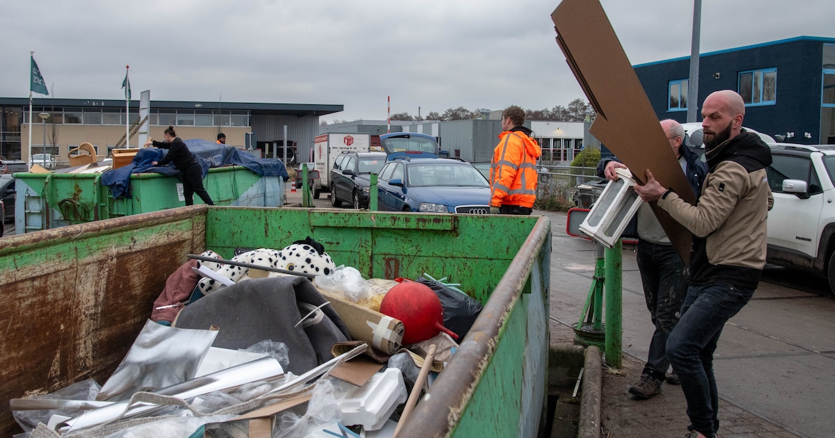 Milieustraat Skoon in Oostzaan tijdelijk gesloten rond feestdagen