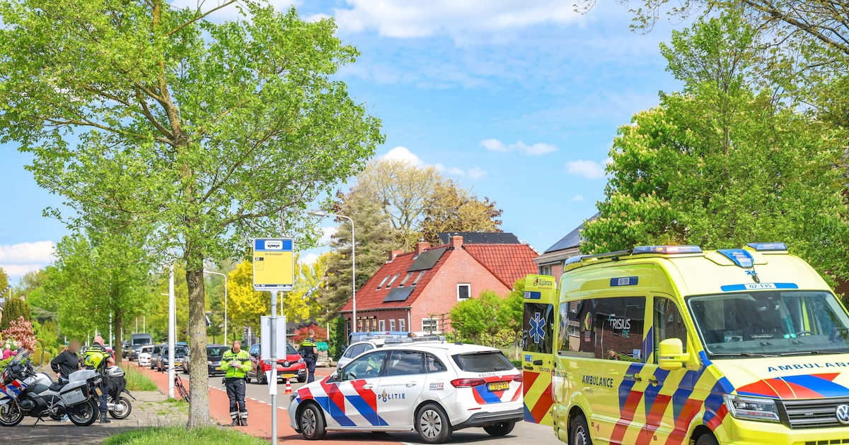 Fietser gewond geraakt na botsing aan Noorderdwarsvaart in Drachten