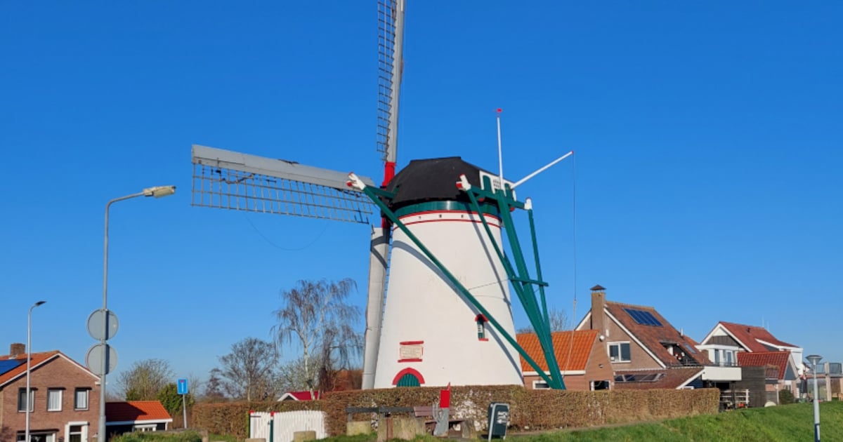 Gerestaureerde molenkap keert terug naar molen in Stavenisse