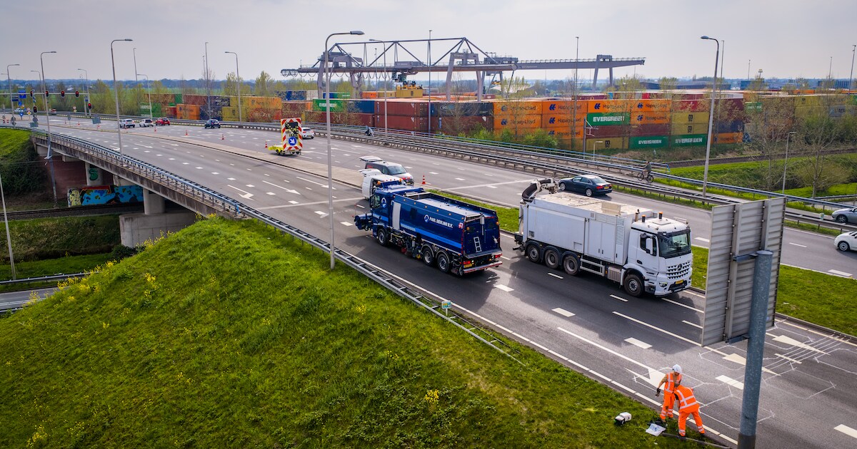 N207 pas na het weekend gerepareerd, weg gaat wel weer open