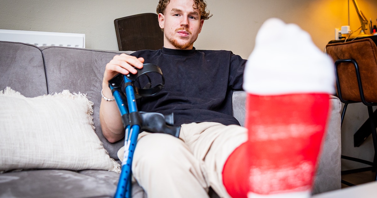 Seizoen voorbij voor pechvogel Robbin van der Hulst na fatale landing: ‘Ik hoorde hem gelijk knakken