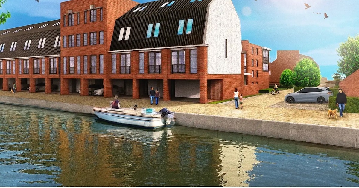 Van zagen en timmeren naar wonen: stadswoningen aan het water