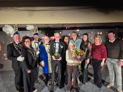 Geesternaar Gerrit Olimulder onderscheiden tijdens gala in Geesteren