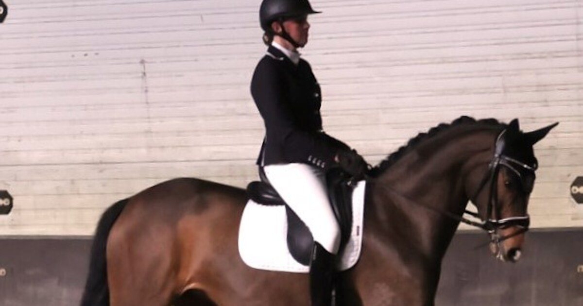 Schouten en Van ’t Hul genieten tijdens dressuurwedstrijd in Heinkenszand: ‘Ik hoop dat ik haar nog 