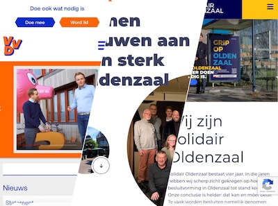 De digitale etalage van politiek Oldenzaal ligt in een vergeten laatje