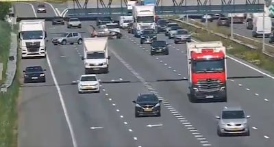 Meerdere voertuigen botsen op A2 bij Vught