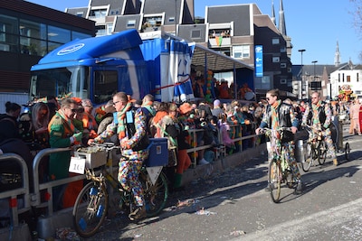 Hier parkeer je je fiets tijdens carnaval in Kruikenstad 2026