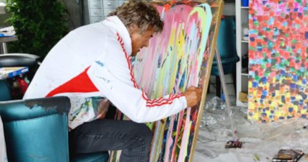 Rob van Daal, zanger èn schilder, zondag bij Harry Mens | Regio | AD.nl