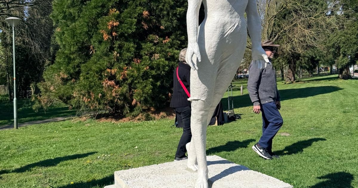 Kunstwerk 'Aminaa' eindelijk onthuld in Mathieu Cordang Park na uitstel door schade