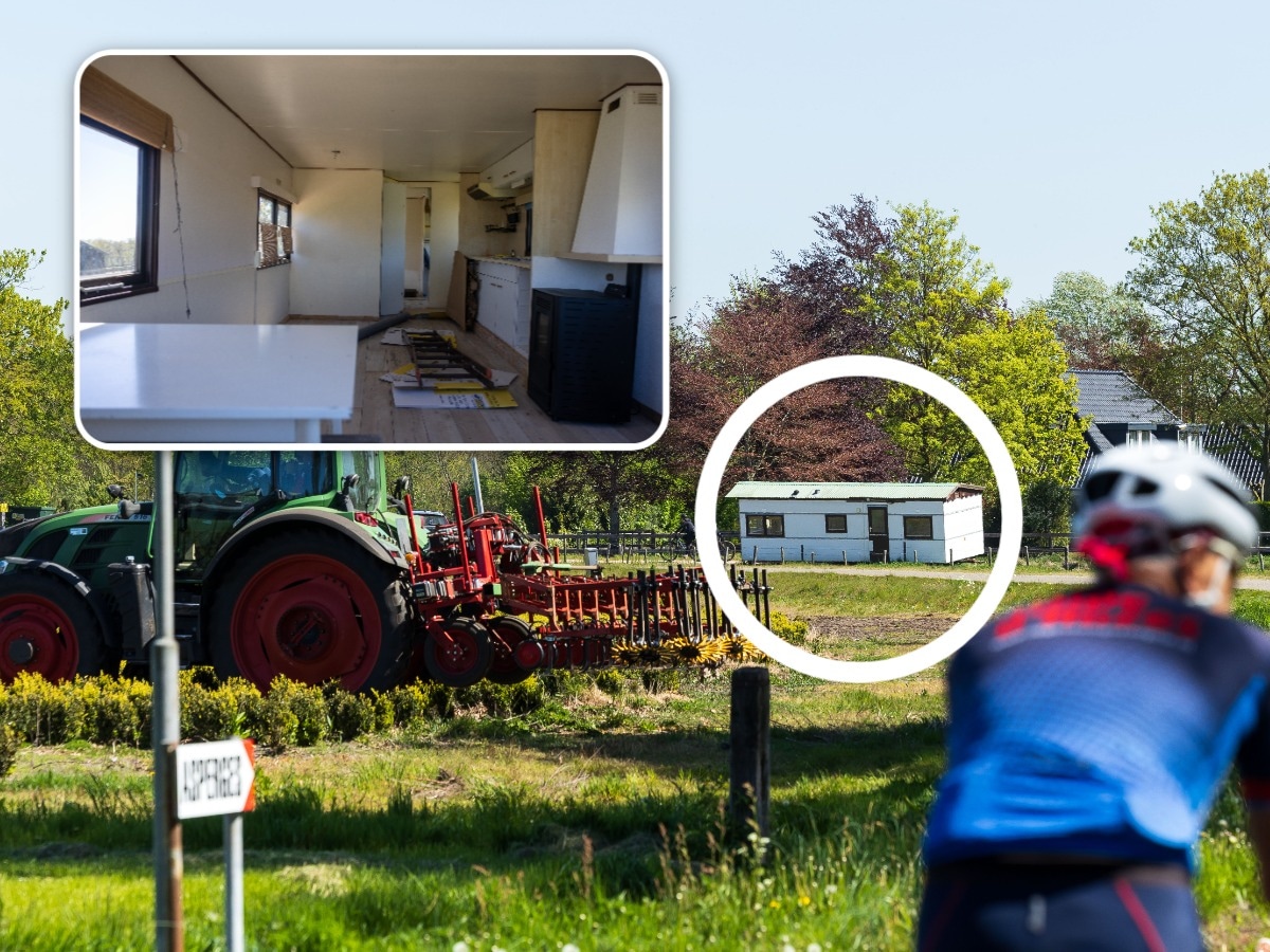 Louis ergert zich aan achtergela­ten stacaravan voor zijn huis | Foto ...