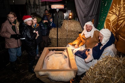 Levend kerstverhaal in Weverkeshof Nuenen