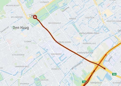 Ongeluk op A12 bij Den Haag zorgt voor vertraging: drie rijstroken dicht
