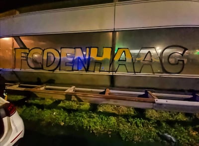 Graffiti-spuiters op heterdaad betrapt langs de A12