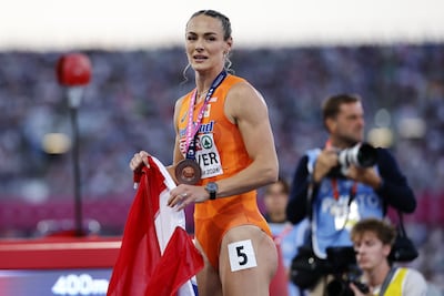 Met haar topvorm mikte Lieke Klaver op meer dan brons op 400 meter: ‘Het ging niet zoals ik wilde’