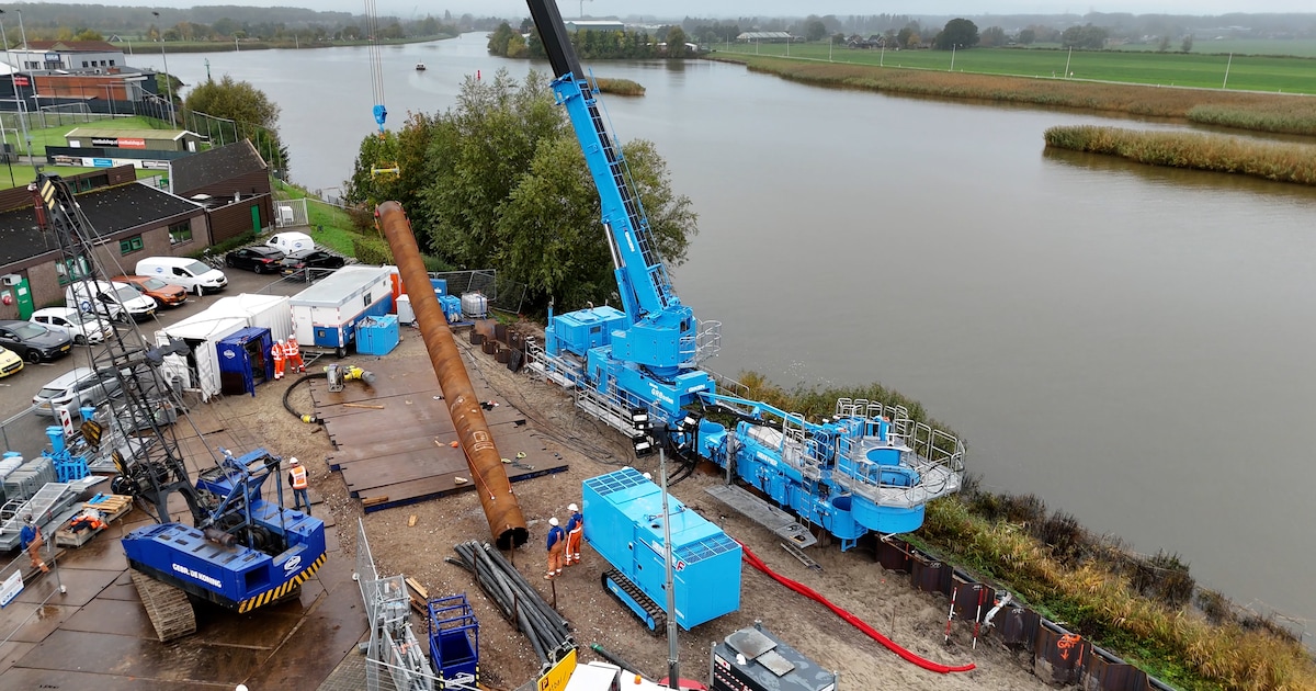 Stille Japanse machine helpt bij ‘grootste project ooit in de Krimpenerwaard’