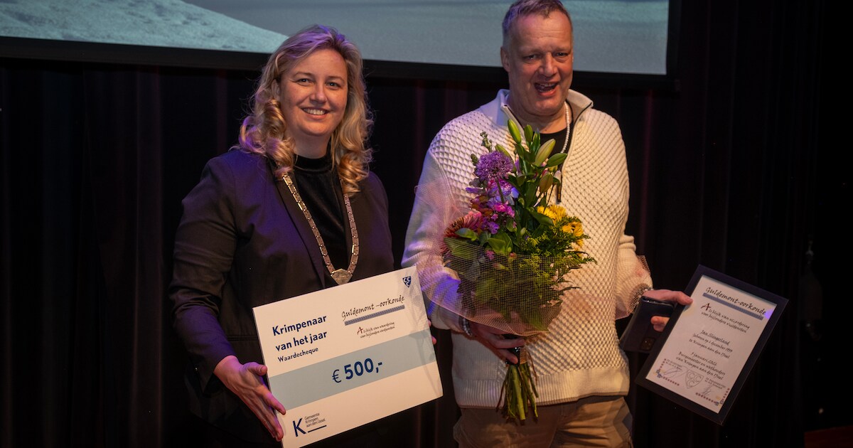 Jan Slingerland verkozen tot Krimpenaar van het jaar