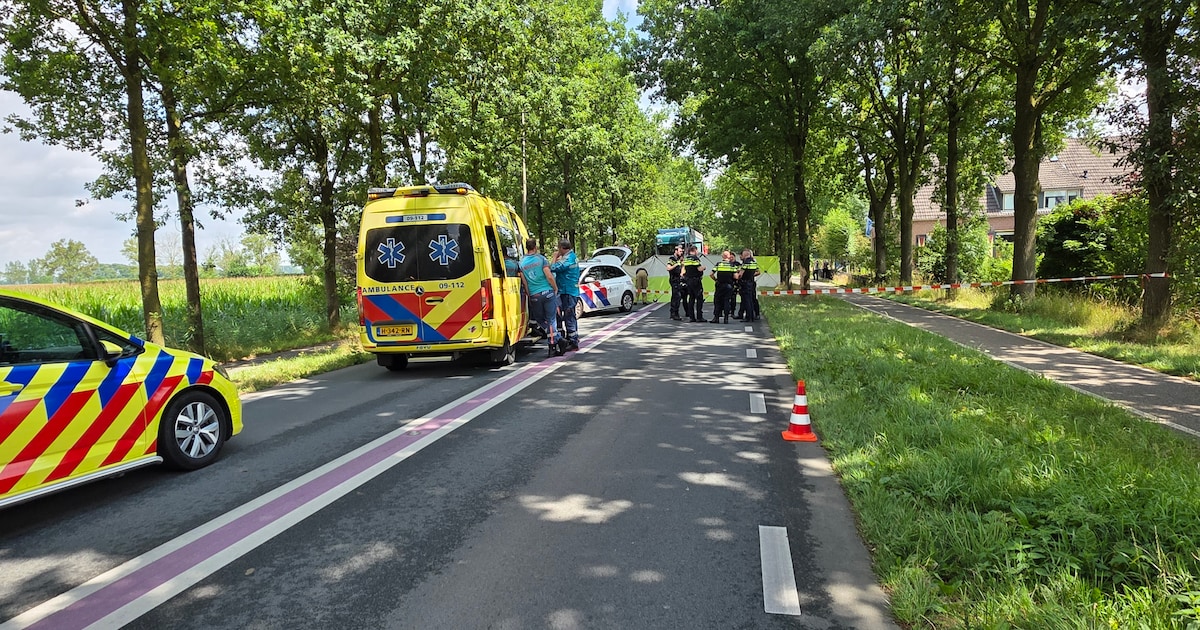 Traumahelikopter gealarmeerd voor motorongeval bij Rhenen
