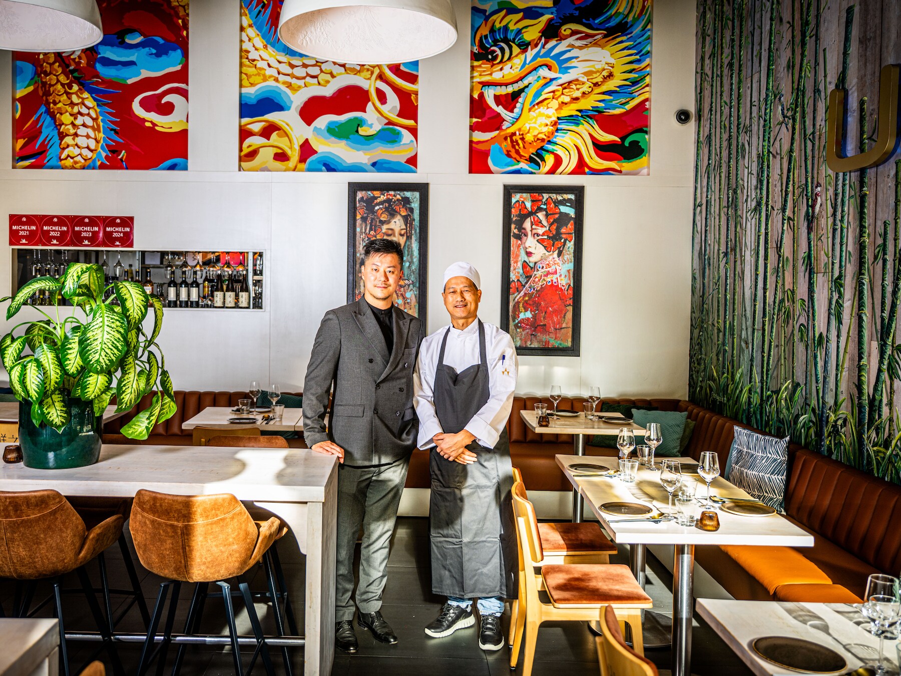 Uit het brein van meester-kok Han Ji komen bijzondere gerechtjes