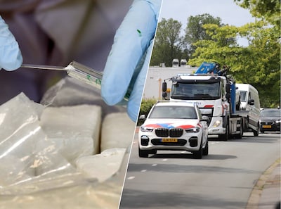 Vijf personen aangehouden nadat bus met 800 kilo cocaïne wordt onderschept door de politie