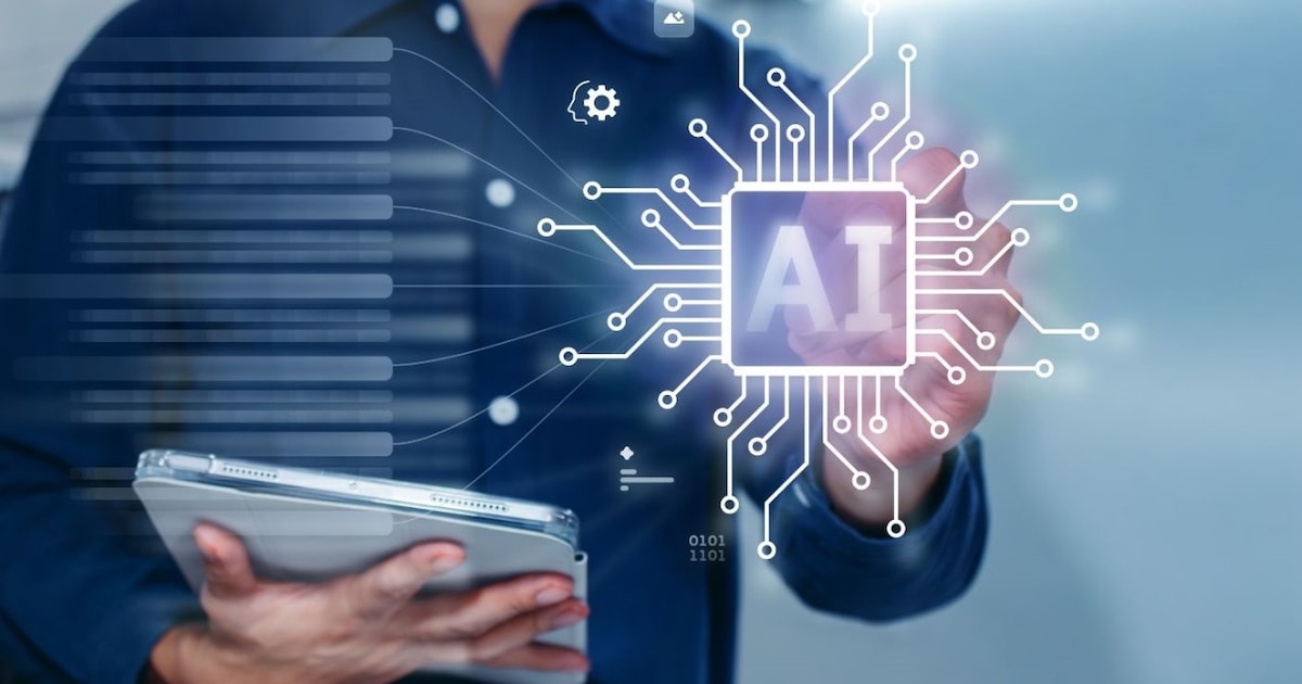 Workshop over AI in bibliotheek Oostland in Pijnacker door workshopleider Martin Bakker