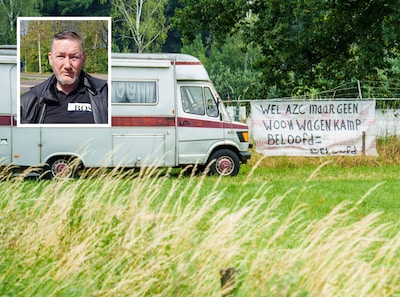 Woonwagens verdwijnen achter rij van eiken, berken en heesters: ‘Straks zijn ze allemaal jaloers op 