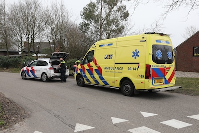 Motorrijdster gaat onderuit en raakt gewond in Heerle