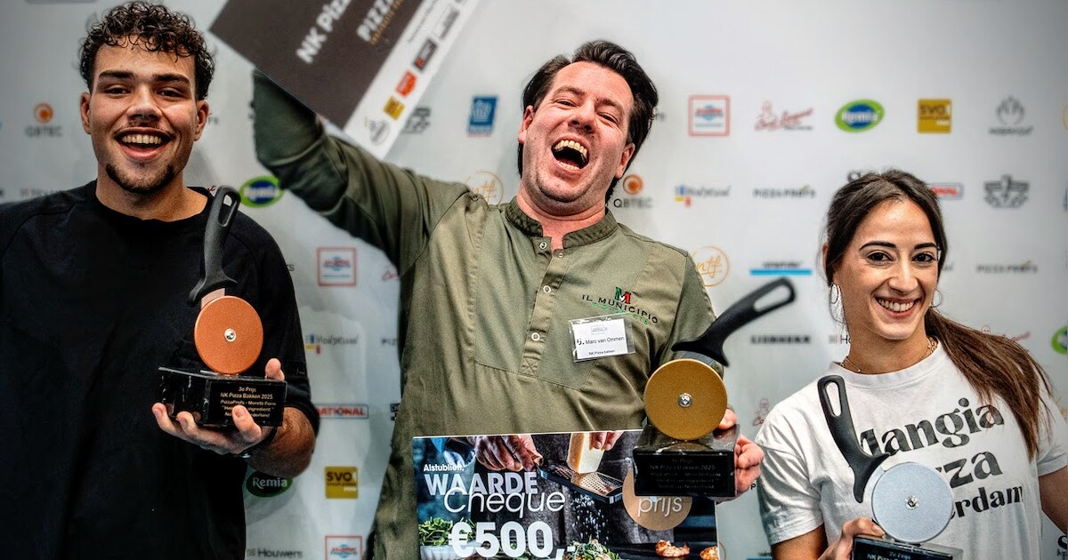 De beste pizzabakker van Nederland komt uit Denekamp: stoofpeertjes en Twentse ham vallen in de smaa