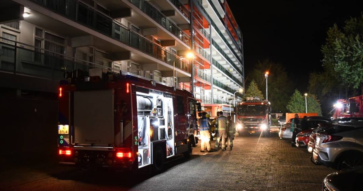 Brand in zeven verdiepingen hoge flat in Terneuzen: bewoner overleden, zeventig appartementen ontrui