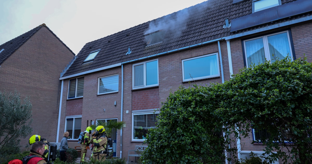 Veel rook bij brand op zolder van woning in Maasland